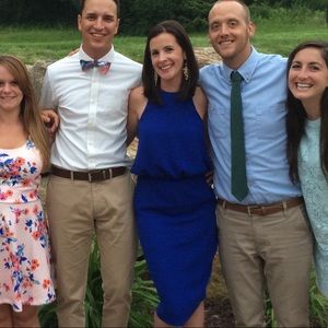 Royal Blue Backless Dress